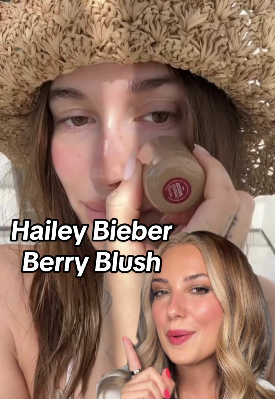 Berry blush is the summer vibe🍇 and @Hailey Bieber she knew exactly what she was doing! She just launched two dreamy @rhode skin shades—Date Cake (warm red berry) and Plum (cool-toned perfection)—and I had to try them ASAP. I’m obsessed with the juicy flush they give, so I’m also sharing a few favs that pair perfectly with the look💜 @makeupbymario F4 Brush for the perfect blend @r.e.m. beauty Broadway baby blush  @revlon Glimmer Blush Drops in Field of Roses for a radiant glow #makeuptutorial #haileybieber #GlowUp #beautyhacks  #softglam #BeautyTok #hailey #berryblush #rhodeblush #rhode 