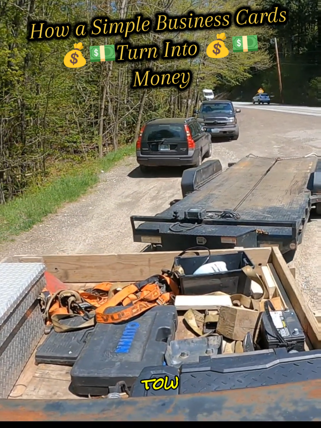 Saw this car sitting for days & left a business card. How it turned into a paying job. Don’t sleep on simple marketing! Comment if you want to see all the ways we advertise to stay busy 7 days a week!  #towinglife  #junkcarremoval  #smallbusinesstips    #roadsideassistance  #towingbusiness  #marketingtips   #entrepreneurlife   #localbusiness 
