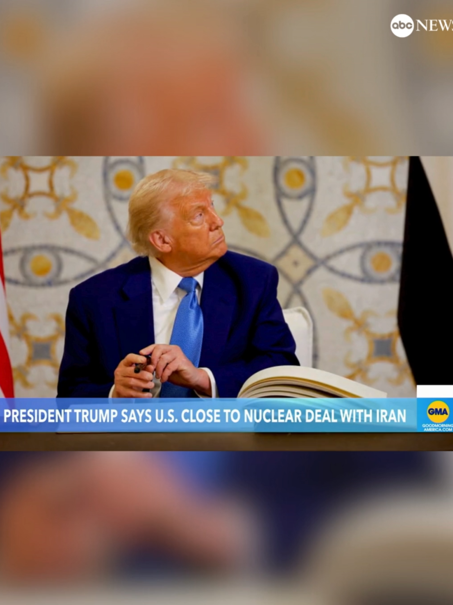 President Trump returned to the U.S., concluding his tour in the Middle East, saying that Iran has an American proposal over its rapidly advancing nuclear program as negotiations between the two countries go on. #news #abcnews #donaldtrump #iran #trump #middleast