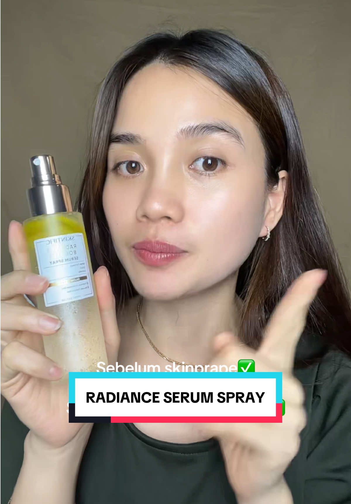 Cukup 1 spray udah glowing✨ #skintificradianceboosterserumspray #skintificradiancebooster #radiancebooster #radianceboostserum #serumspray #skintific 