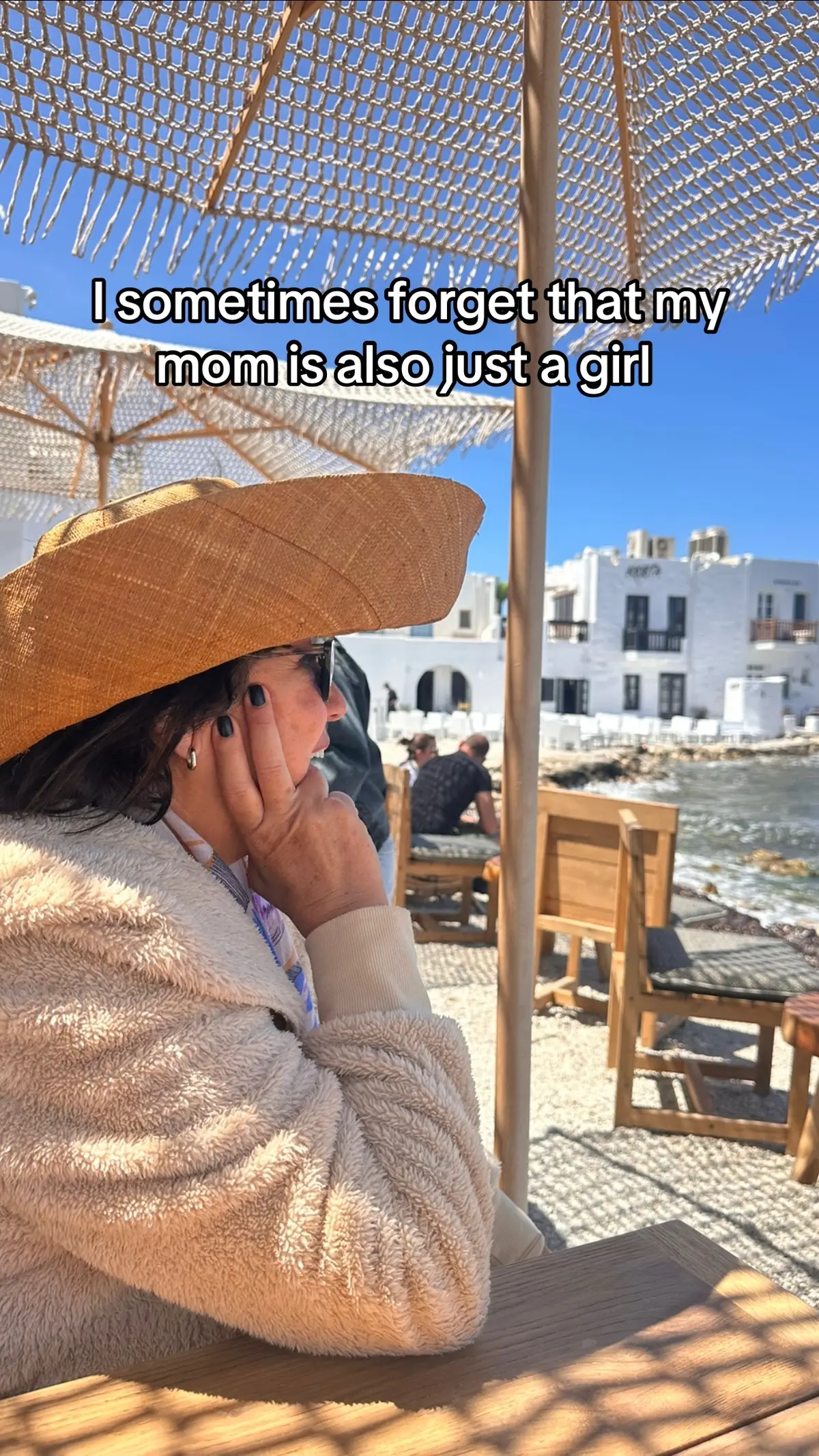 favorite hobby is to catch my mom in awe of just life 🥹 #greece #paros