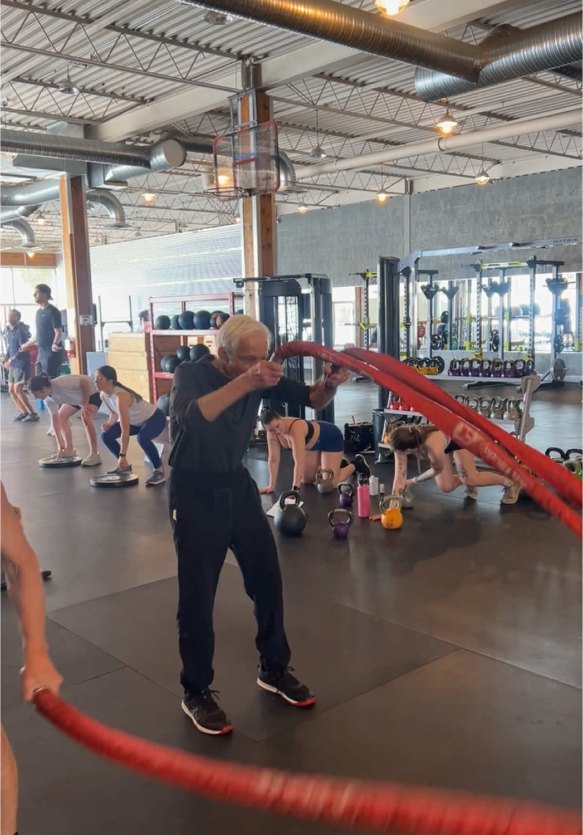 EXERCISE OF THE DAY from our 9:00am workout at Be Well Studios! Start your day strong. Wake up. Be Well. #90YearsYoung #WorkoutRoutine #Fitness #GroupFitness #Bootcamps #BeWellStudios