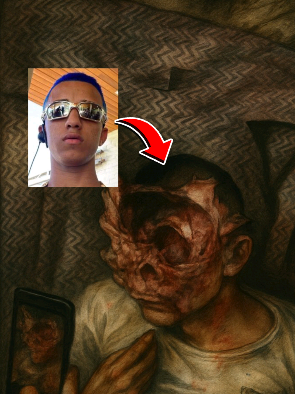 Foi assim que o Gotinha da Maré ficou na foto #gotinhadamaré #thdamare 