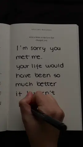 i’m sorry i entered your life 😣