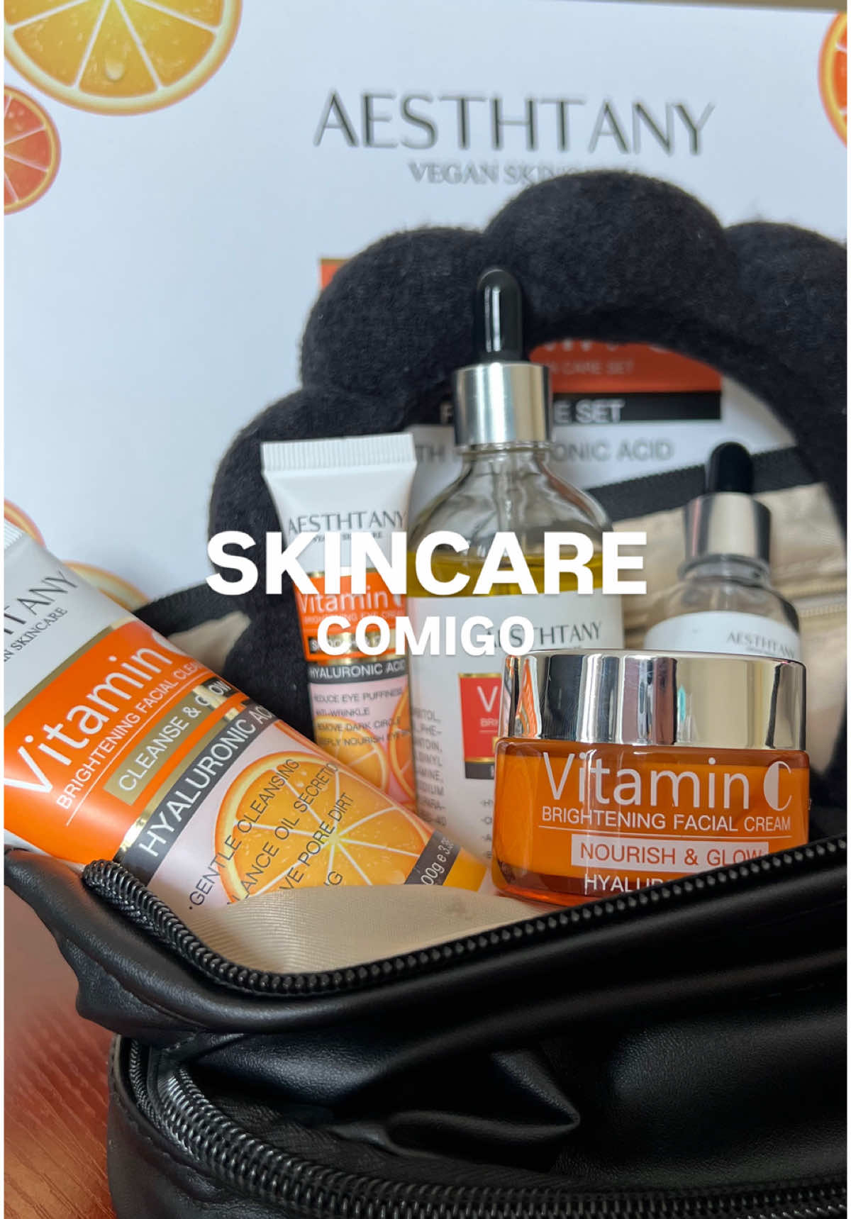Skincare comigo! 🧖🏼‍♀️🫧🧡🍊✨ . . . #skincare #skincareroutine #rotina #explorar #blogueira #vitaminac #aesthtany #laranja #explorar 