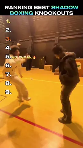 Ranking best shadow boxing knockouts #shadowboxing #ranking #game