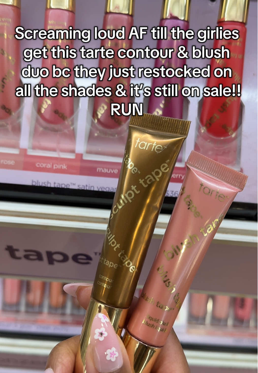 This is the most popular shade combo too 😍!! #tarte #makeup #sale 