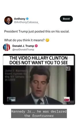 Why did President Trump just post this on his Truth Social? 🤔