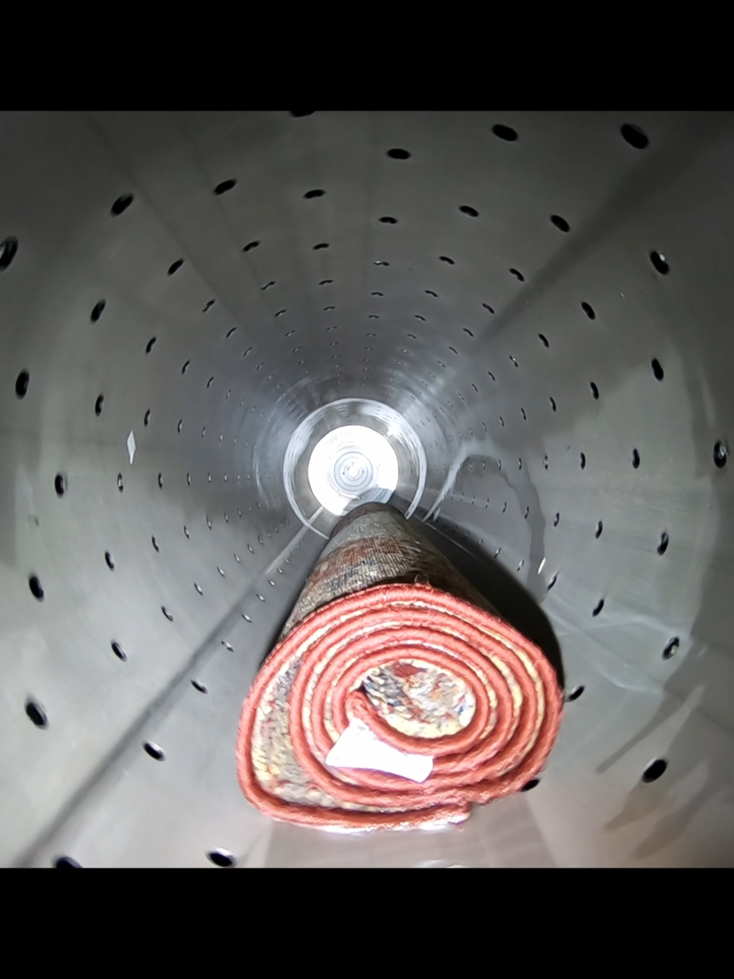 Camera Inside the rug centrifuge #lubuskiecentrumczystosci