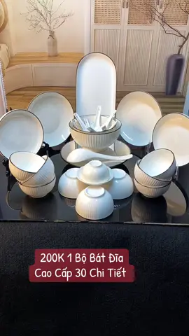 Hơn 200K 1 Bộ Bát Đĩa Cao Cấp 30 Chi Tiết Các Bác Nha #batdiadep #batdia #yeubepnghiennha #yeubep #noitro #decor #bep #xh2025 #xhhhhhhhhhhhhhhhhhhhhhhh 