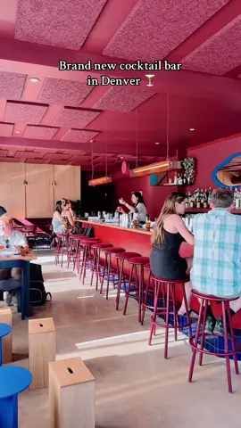 📣NEW COCKTAIL BAR IN DENVER 🥃 This beautiful new cocktail bar just opened in Denver 1 week ago, and it’s a vibe 😍 Semiprecious is a neighborhood bar in Sunnyside serving up unique cocktails and bites. I stopped by to have a drink and I loved the Cherry Sour (Cherry, Cognac, Kirsch, Citrus) It was the perfect blend of sweet and tangy. 🍒 I’ve also heard fantastic things about the Tomato Highball (thanks @hardusett for the shot of yours!), so I will definitely be back soon to try that one. This space is such a stunner 😍  Welcome to Denver, Semiprecious! 🍸  📍Semiprecious 2839 W 44th | Denver #hifromdenver #denverrestaurants #denverlife #denvereats #denverdrinks 