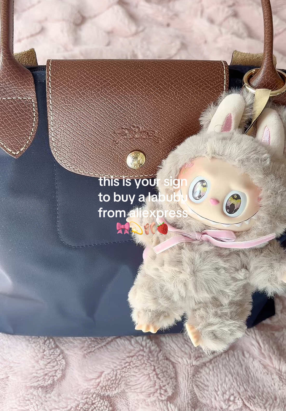 this labubu from aliexpress honestly looks legit!! run don’t walk 🎀💫 #fyp #labubu #labubuthemonsters #haul #aliexpress #trinket #collectible #pinktok #girlytok #rundontwalk #girlythings #imjustagirl 