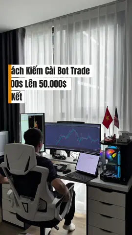 Thử Thách Cài Bot 1000$ Lên 50.000$ Và Cái Kết #CapCut #forex #bottrade #scalping_trading #scalping #trade #ducnamtrading 
