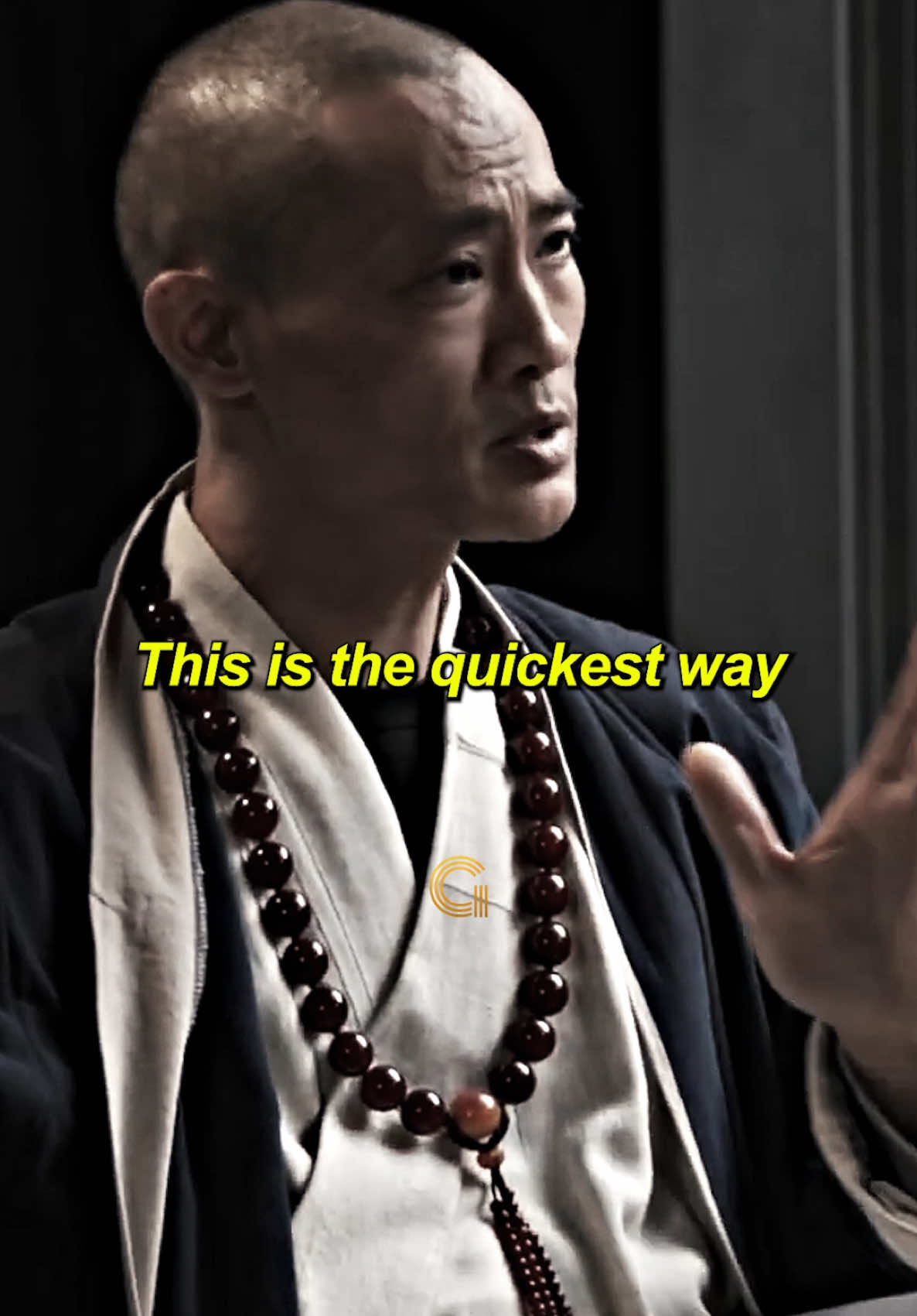 “This is the quickest way…” 🤯 - Watch the full podcast with Master Shi Heng Yi in @The Diary Of A CEO - #mindsetgrowth #successquote #mastershihengyi #thediaryofaceo