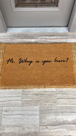 Funny doormat perfect for those with a sense of humor 😂🏠 #HomeDecor #Doormat #Humor #Funny #tiktokshopmemorialday 