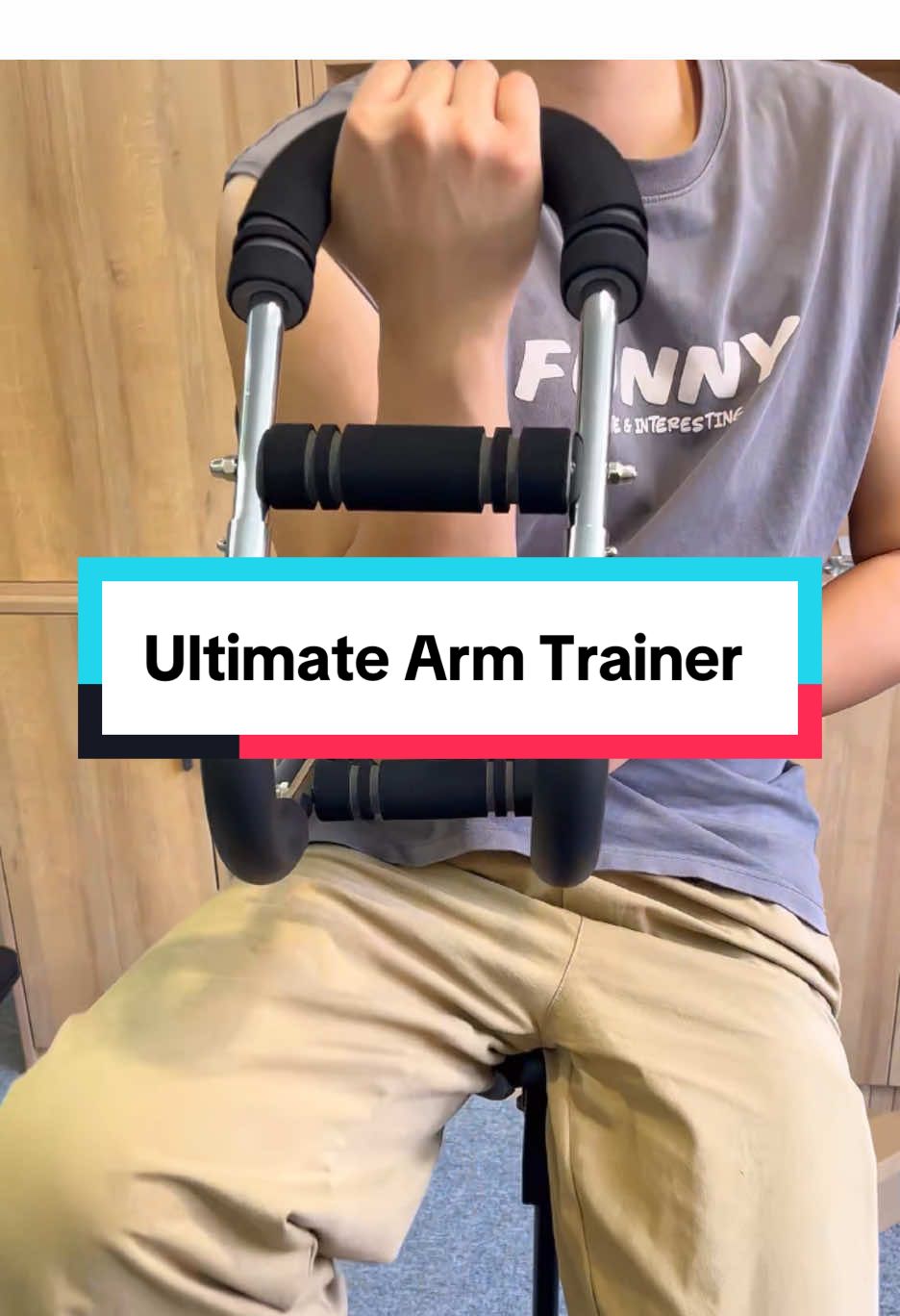 HOTWAVE Arm Trainer、Chest workout Strengthen Chest and Arm Muscles Men's Fitness Trainer Detachable Portable Spring Resistance Home Fitness Equipment#strengthenchest #hometraining #fyp #armday 