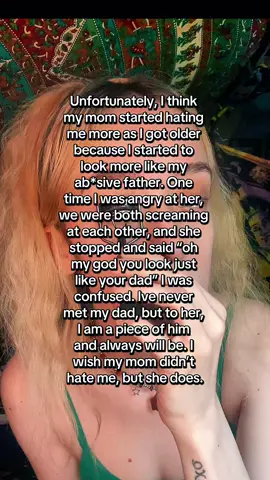 I wish my mom liked me, I miss who she was when she did.