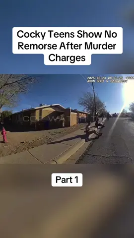 Cocky Teens Show No Remorse After Murder Charges Part 1 #cops #copsoftiktok #police #policeofficer #bodycam #crime #truecrime #truestory #foryou #fyp 