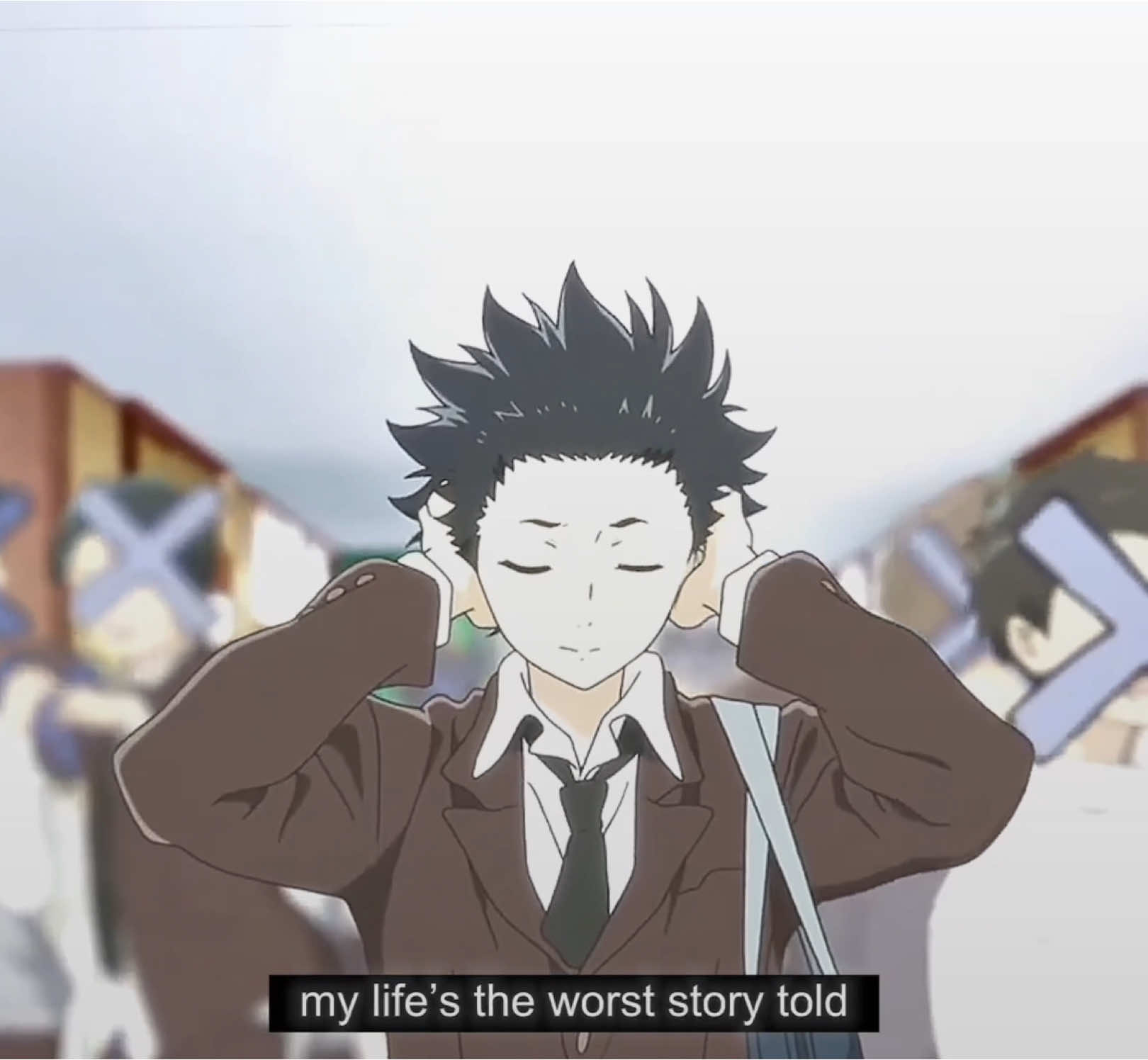 Looked worse with lower fps so stuck with 25✌🏼😌| wifiskeleton #fyp #edit #animeedit #jugg #am #asilentvoice #anime #wifiskeleton 