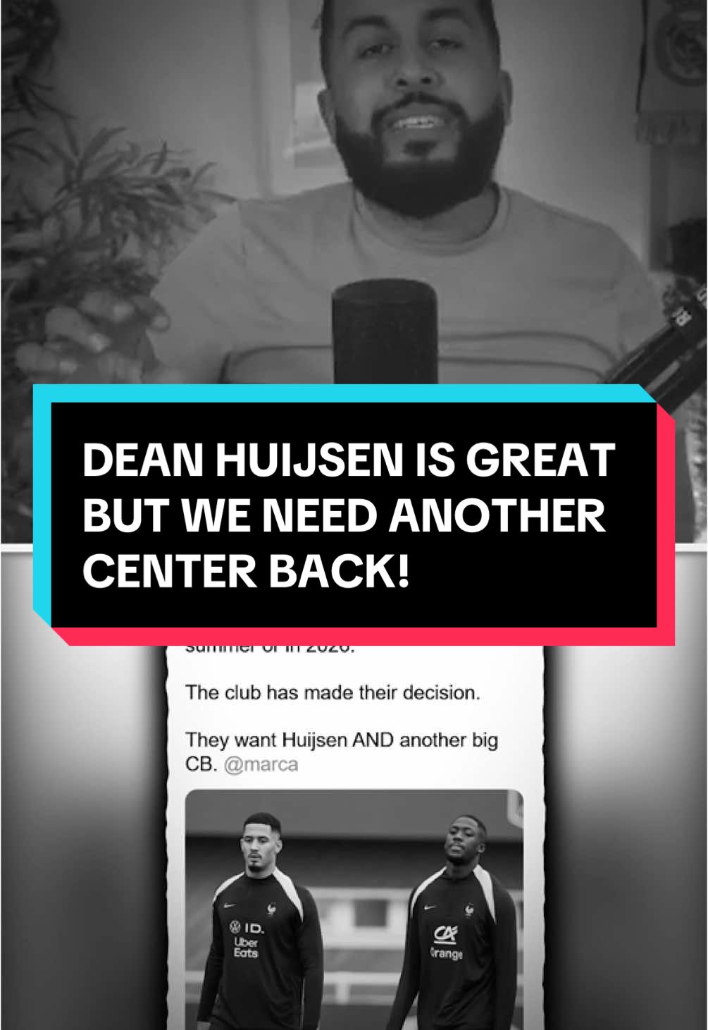 Dean Huijsen is a star addition but it’s not enough! #realmadridfc #deanhuijsen #konate #saliba #militao #raulasencio #alaba #vallejo 