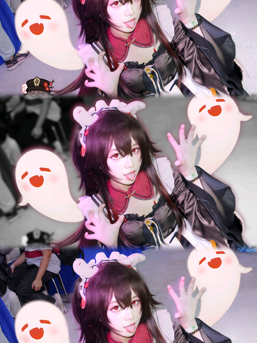 Boo! #cosplay #hutao #hutaogenshinimpact #hutaocosplay #GenshinImpact 