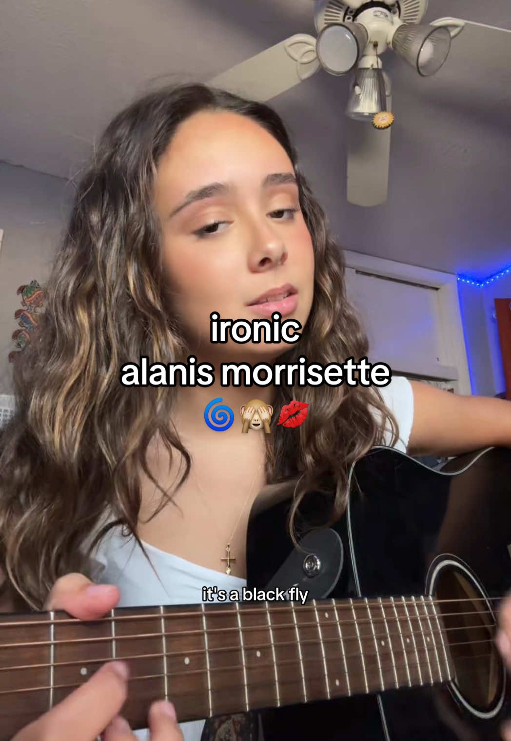 FUNNY LIL QUIRKY SONG OF THE DAY 🧦 🙊 #ironic #alanismorrisette #cover #guitar #singing #chappellroan #gracieabrams #tatemcrae #fyp #viral #fypシ 