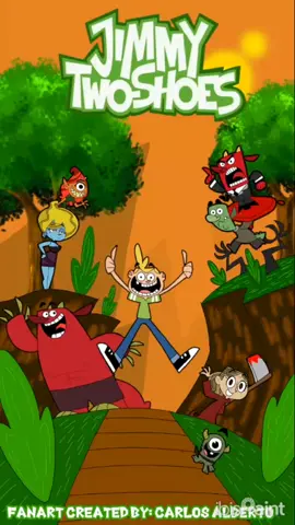 > What if Jimmy Two-Shoes had a poster? I made this fanart using the original cartoon style! #JimmyTwoShoes #Fanart #CartoonArt #DigitalArtist #ThrowbackCartoons
