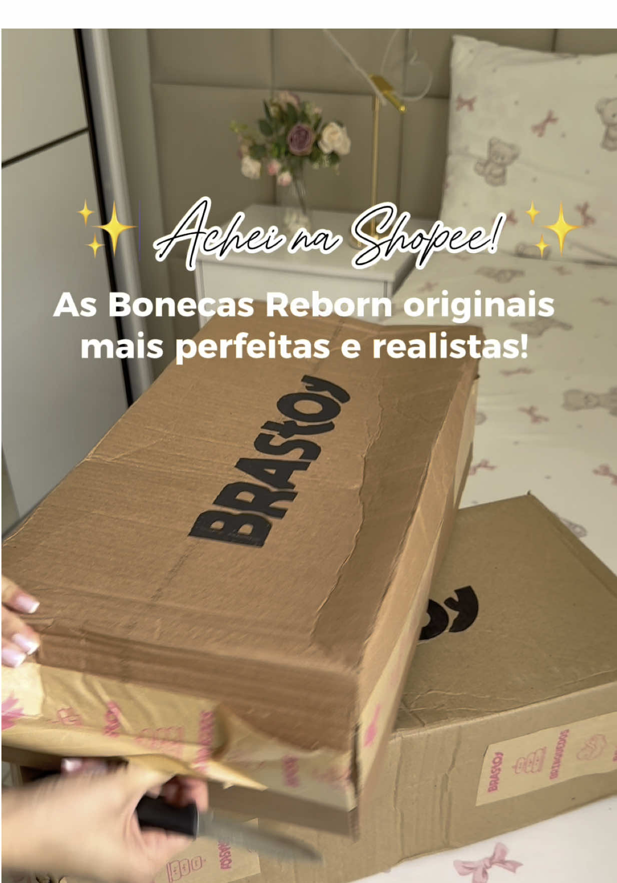 Cometa quero part 2, link na descrição 😍 #bebereborn #acheinashopee #achadinhos #maternidade 