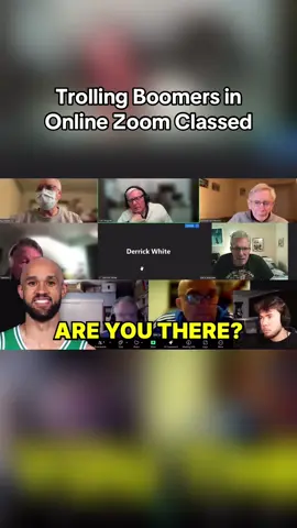 😂😂  #fyp #zoomtrolling #boomers #prankvideo #onlineclass #funnytiktok 
