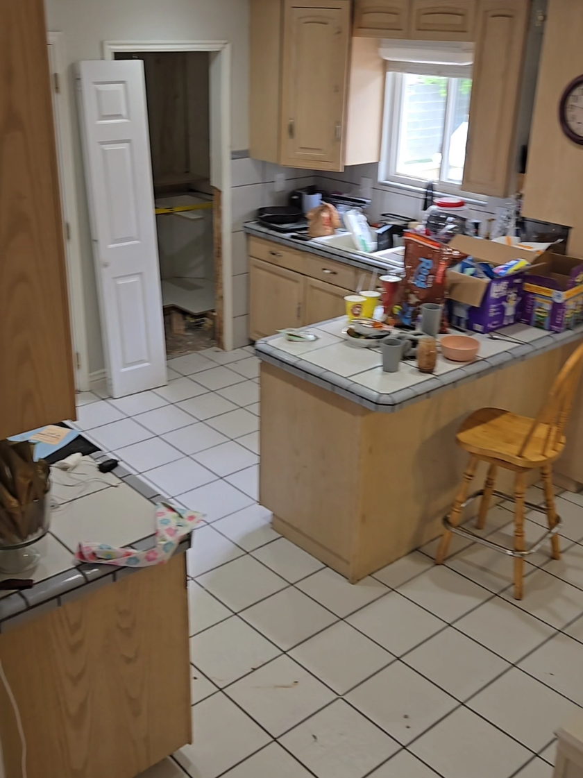 Welcome to my chaos! #demo #DIY #kitchenremodel