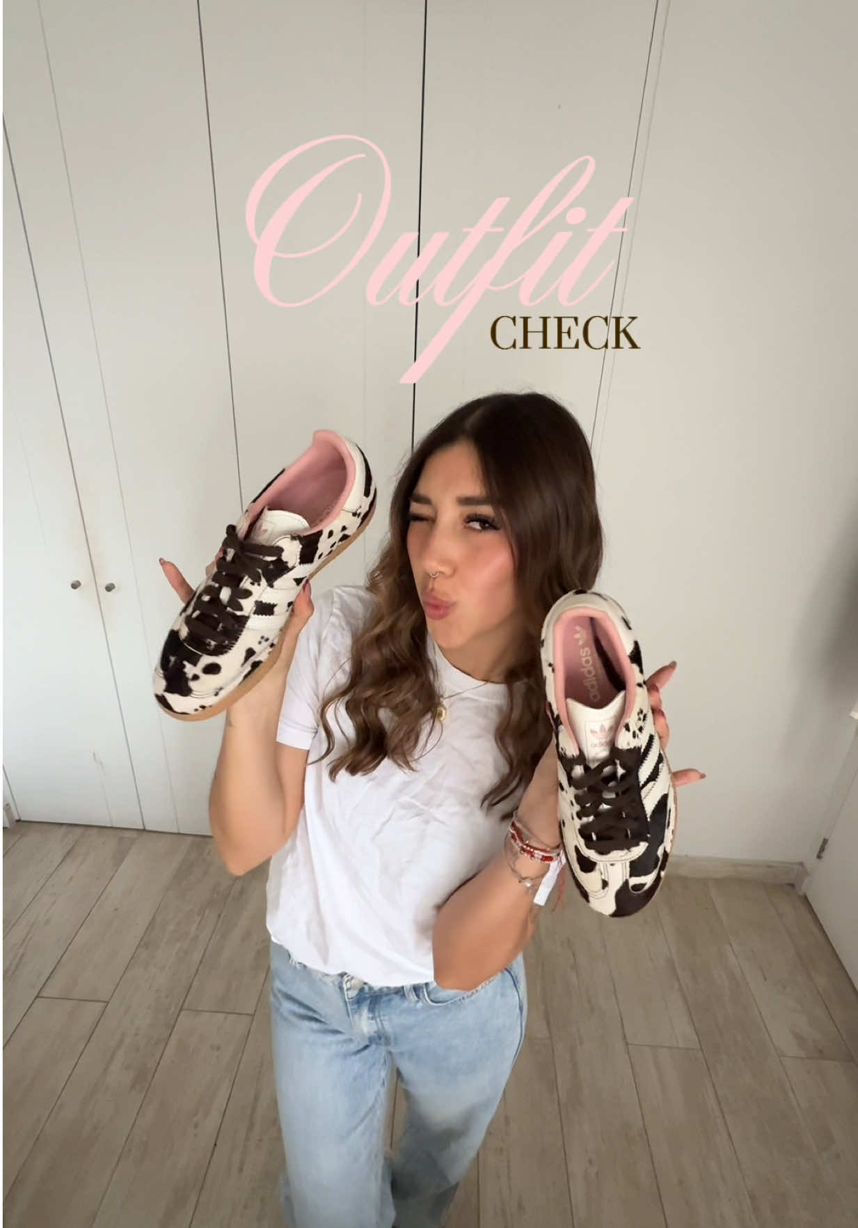 🐮🤎🩷 outfit check. #sambacowprint  