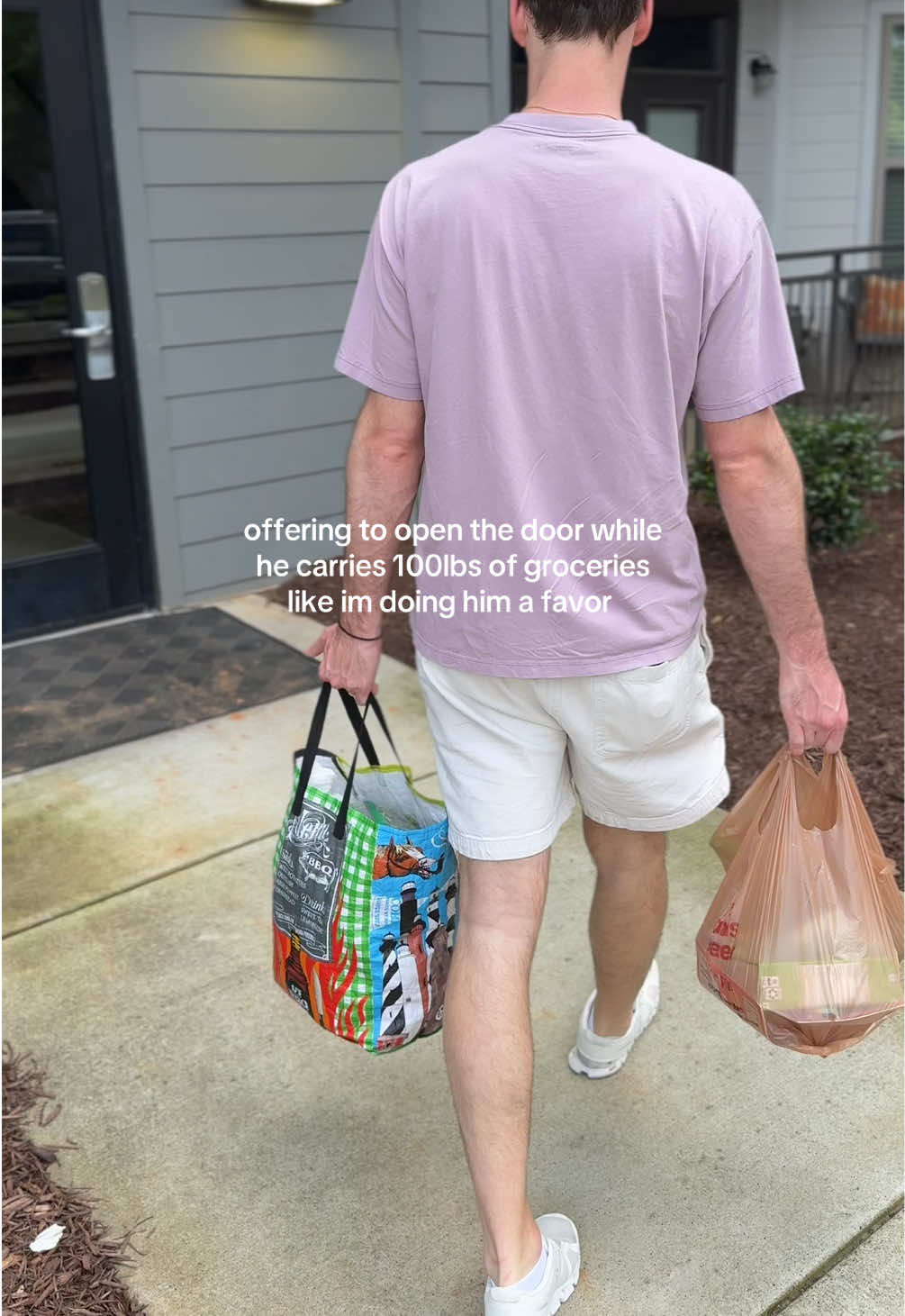 My chivalrous act of the day lol #chivalry #marriagehumor #couplecomedy 