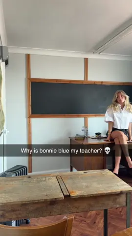 Bonnie blue is my teacher today #bonnieblue #fyp