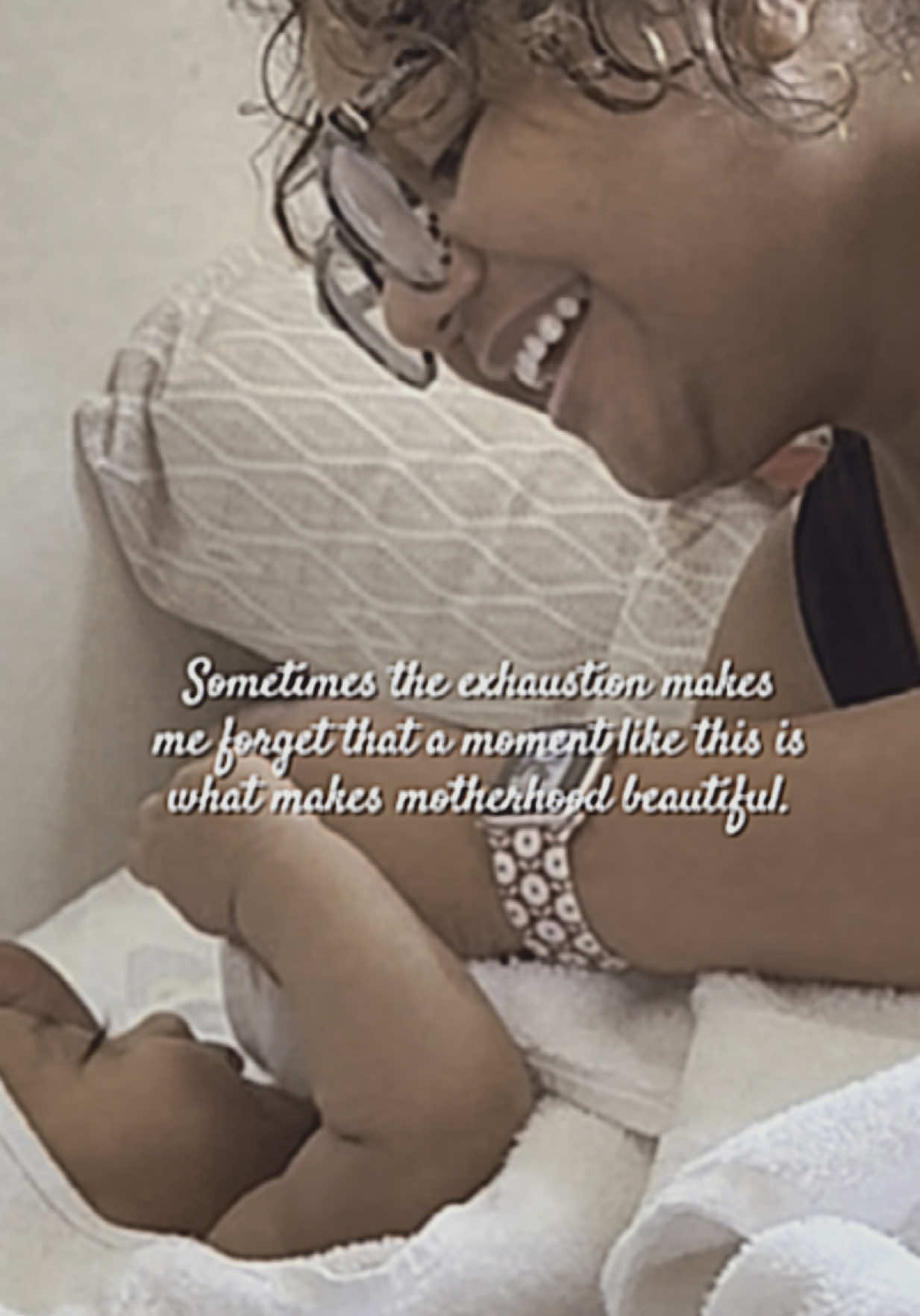 Motherhood is tough & beautiful and so ARE WE 🥰🌸