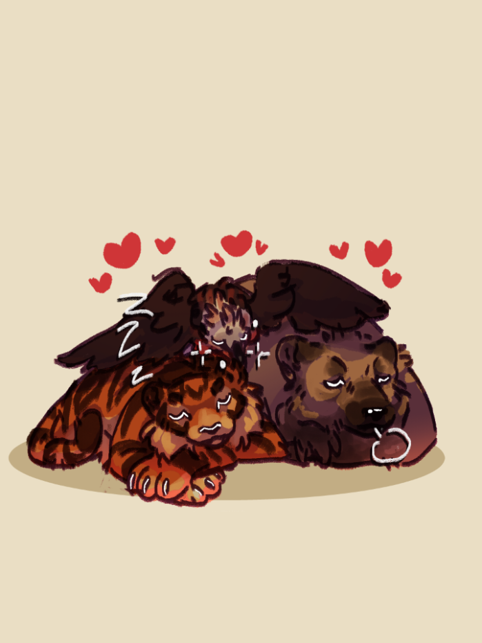 They're together in every universe and this is just one of them #originalcharacter #oc #furry 