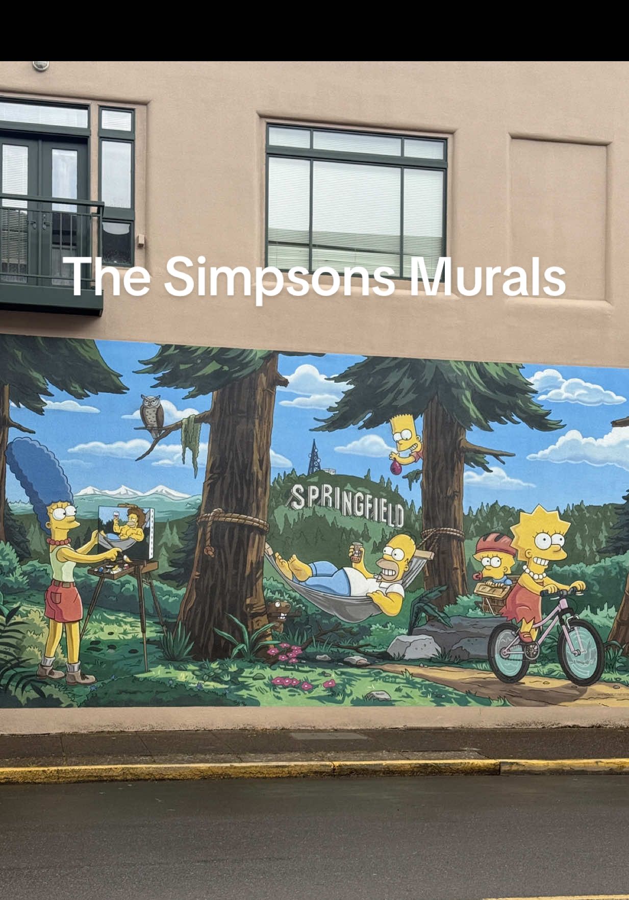 Morning walk in Oregon🚶🏾‍♀️ @The Simpsons 🍩