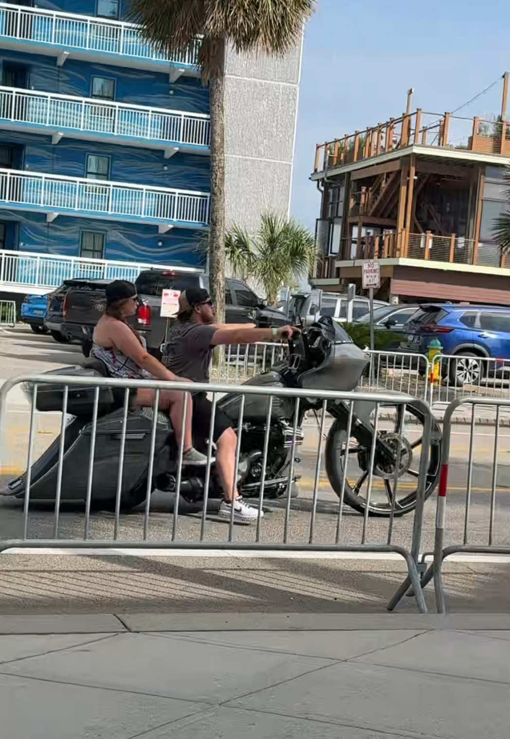 Big wheel #myrtlebeach #oceanblvd #harleydavidson #harleydavidsonmotorcycles 