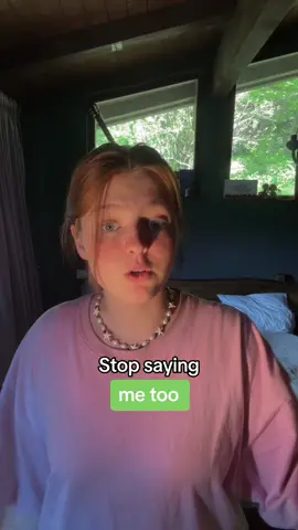 Stop saying 