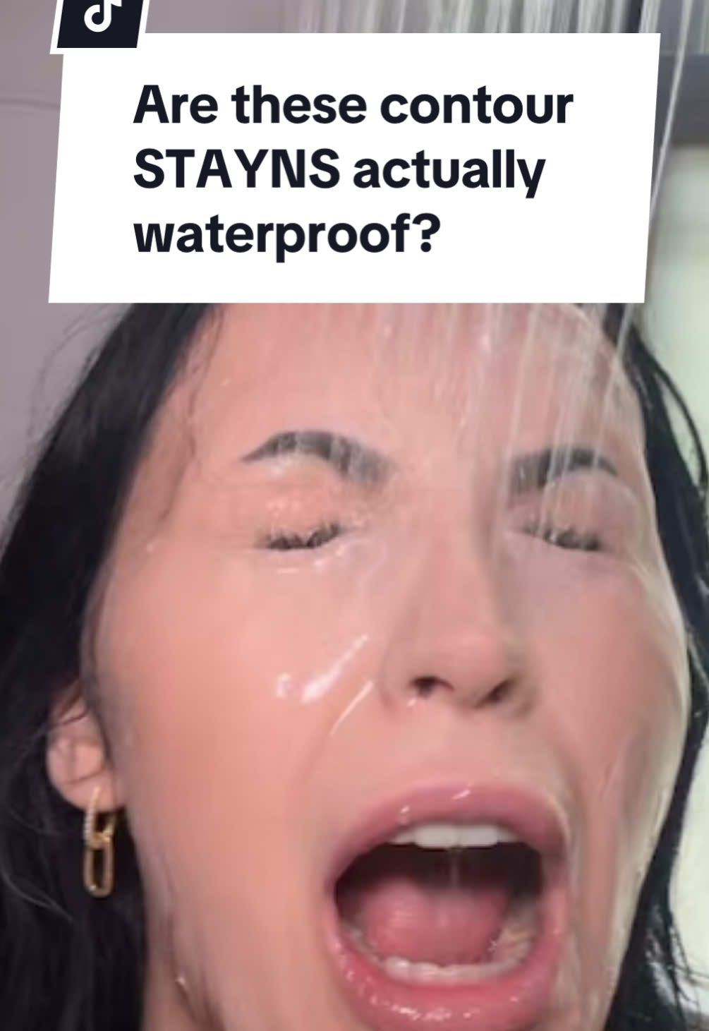 Replying to @angies spam putting the @SACHEU Beauty US contour stayns to the test with the waterproof test  #ContourSTAYN #STAYNPower #SACHEUBeauty #SACHEU #ContourStain #AllDayContour #LiquidContour #VeganMakeup #SculptedLook #sacheucreatorcontest 