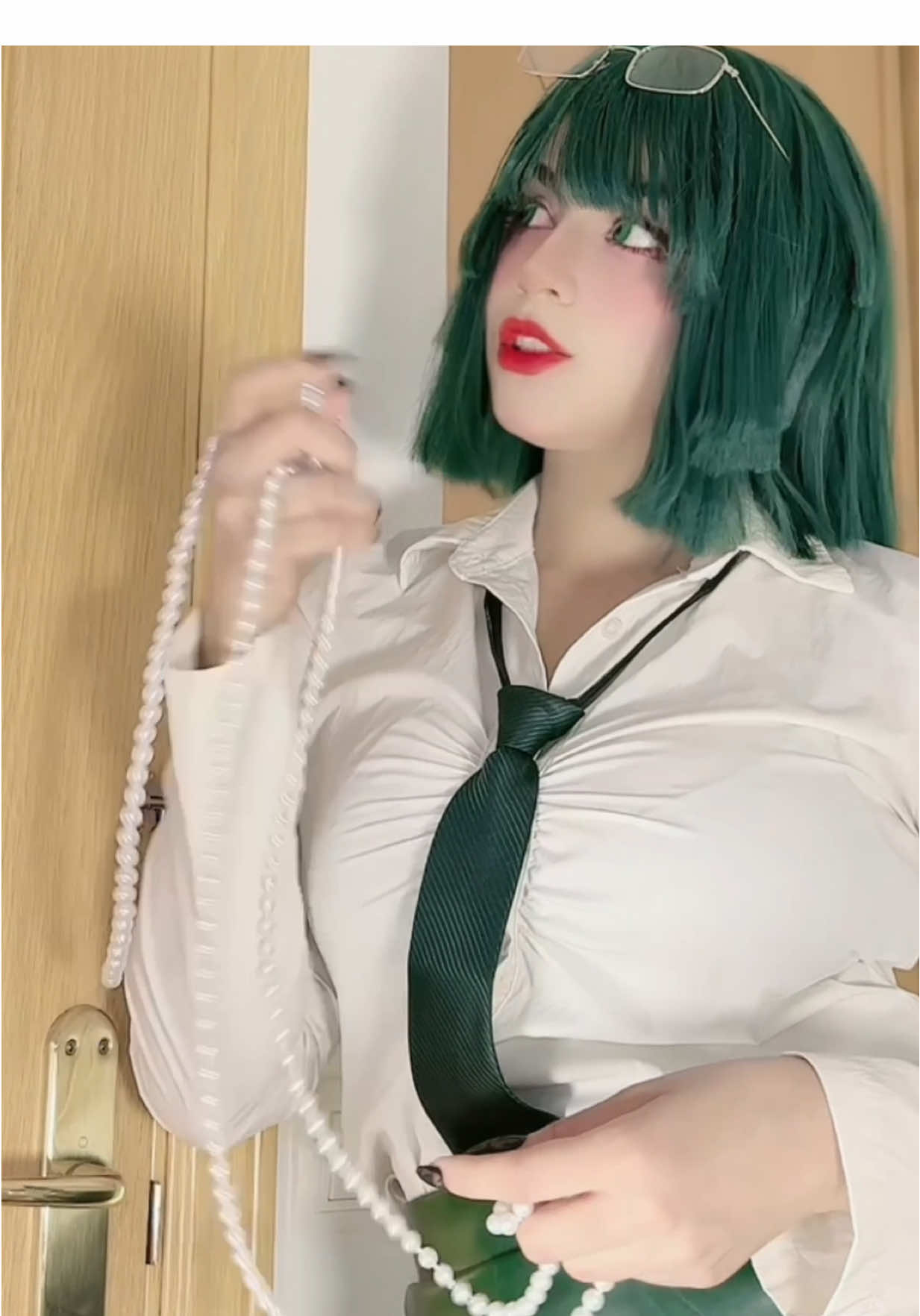 Más 💚 . #fubuki#fubukicosplay#onepuchman#onepuchmancosplay#tatsumaki#fubukiedit#Anime#Cosplay#cosplaygir#paratiiiiiiiiiiiiiiiiiiiiiiiiiiiiiii#fyp#fypシ゚ 