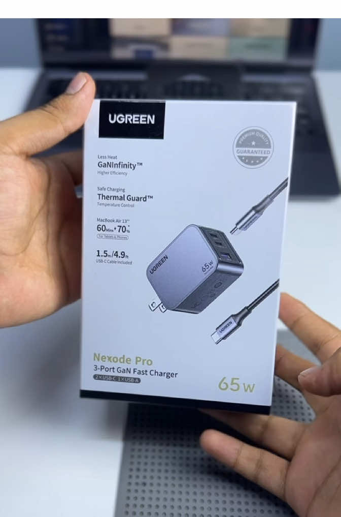 Cargadores Ugreen NEXODE pro de 65w y 100w. #ugreencargador #ugreen #nexode #nexodepro #guletecnologia #gule #mallsantaanita
