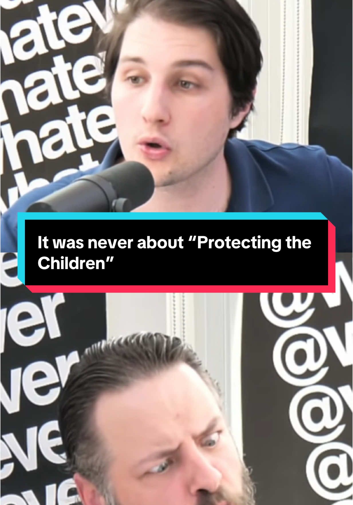Interesting how the loudest voices crying “Protect the children!” from LGBTQ people are almost always the same ones defending 40-year-olds dating barely legal teens. The projection is unreal. Check out (at your own peril) the full debate on the Whatever Podcast YouTube channel, it’s listed under their debates playlist #fyp #politics #jubilee #feminism #misogyny 