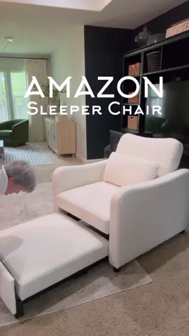 https://urlgeni.us/amzn/onlysleeperchair  Or grab this in stories! I’m officially obsessed with this 4-in-1 Sleeper Chair! I bought it for Bill because he wanted a cozy recliner to watch tv! But this goes to the next level for versatility and comfort! Without compromising style!👌 The boucle fabric is gorgeous and stain resistant! I love how easily the ottoman pulls out and how many reclining options there are! So no matter what your mood you can find the perfect position! Run! These are going to sell out fast!🙀 #amazonhome #functionalfurniture  #homehacks