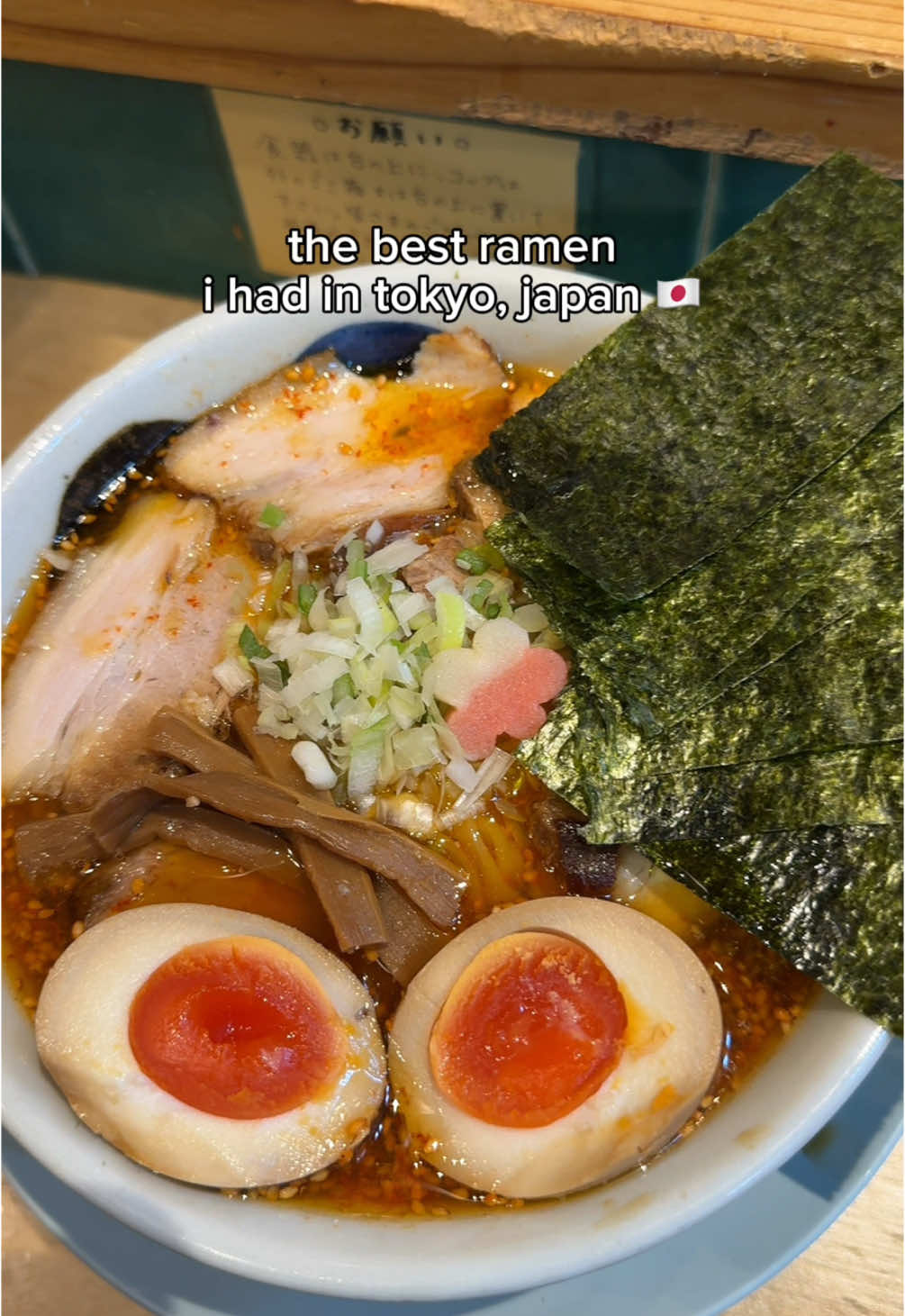 📍haruchan ramen at shimbashi ❤️ (i’ll be showing my best bites in japan in a future vid but i had to give this place some personal love)  #japan #japanesefood #japanfood #japanesecuisine #tokyo #tokyofood #ramen #ramennoodles #foodvlog #Foodie #eating #fyp 