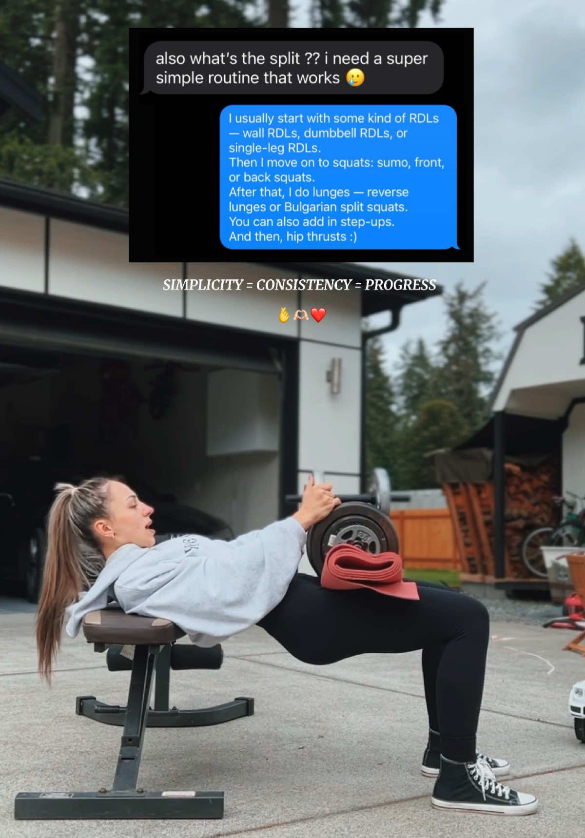 My current workout routine 🫰🥰 Just like that — simple and effective. #workout #qorkoutmotivation #workoutroutine #Fitness #fitnessmotivation #lowerbodyworkout 