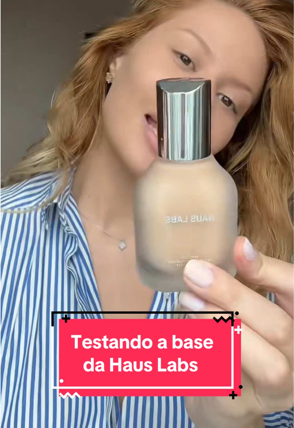 Cor 220 light medium ✨ #hauslabs #hauslabsfoundation #ladygaga #base #sephora 