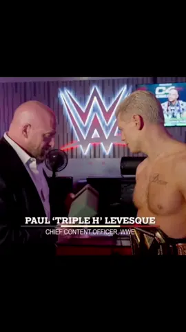 Cody Rhodes is given a very special present by HHH after Wrestlemania 40 #WrestleMania #wrestlemania40 #codyrhodeswwe #codyrhodes #wwetiktok #fyp 