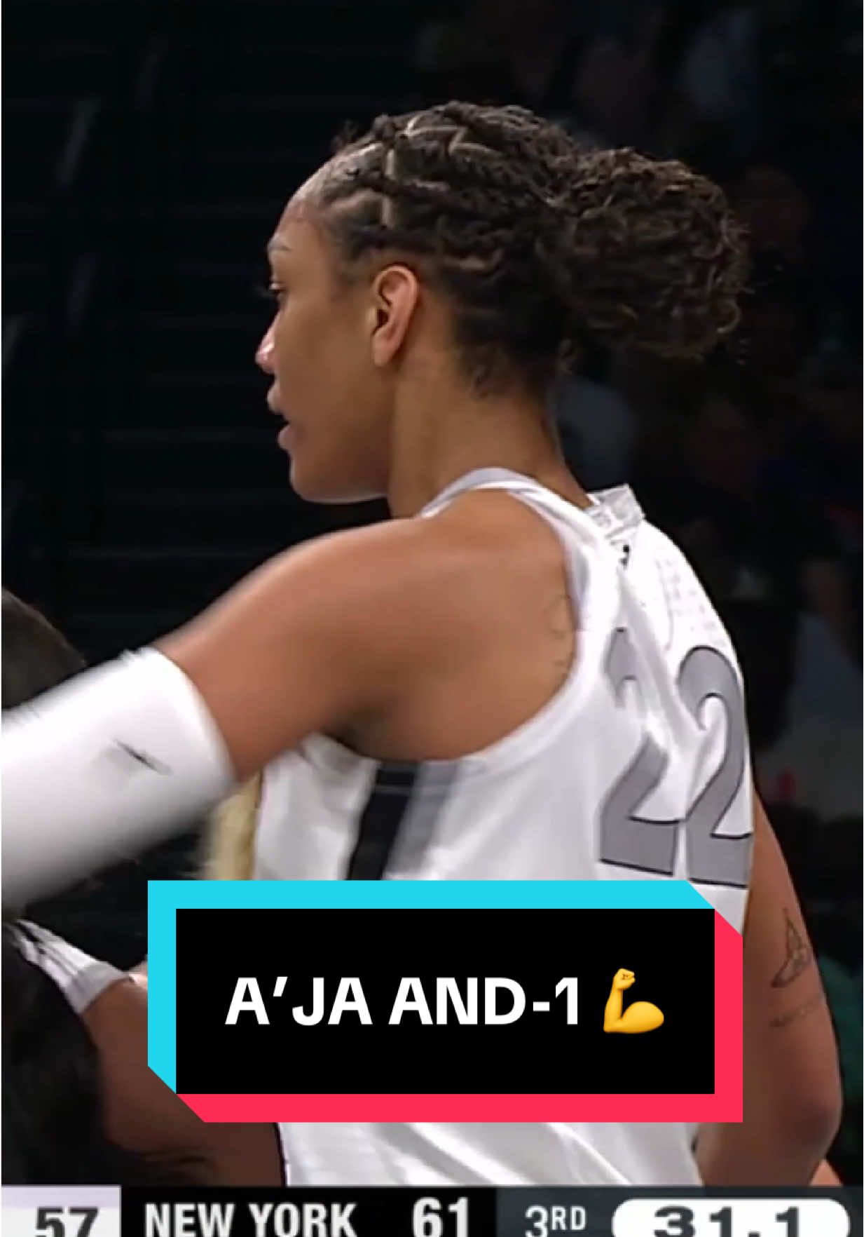 Classic A’ja Wilson. #WNBA #WNBATipOff #WomensBasketball