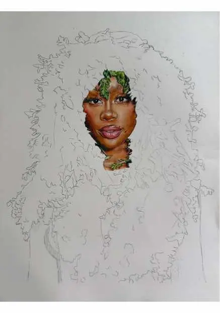 This drawing gonna take awhile tho… #art #artist #drawing #draw #sza #szaconcert #szasos #fypシ゚viral #viralvideo #fanart #portrait #talent #realismportrait 