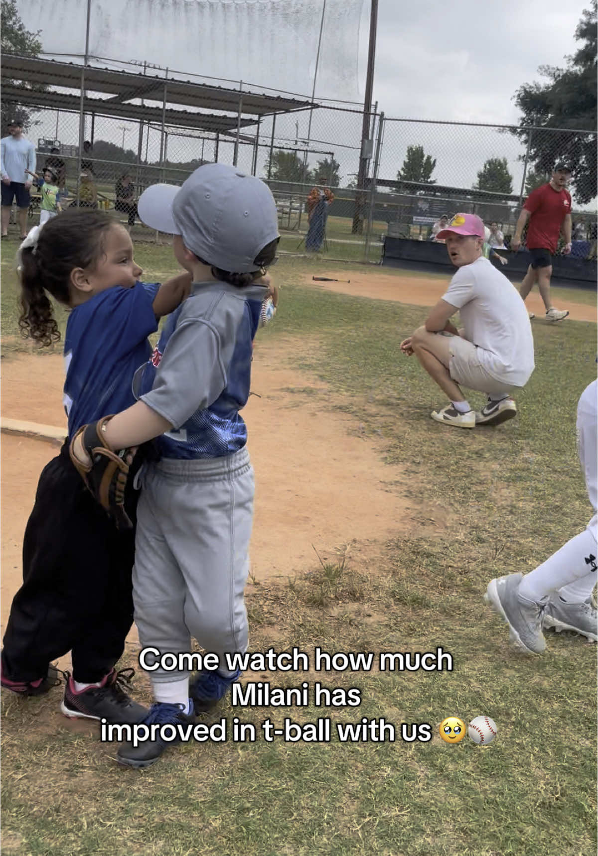 I’m SUPER proud of our little girl 🩷 #tball #coparenting #kidstiktok #fypage 